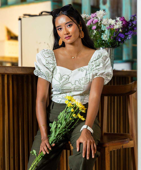 Front Open Cutlon Top